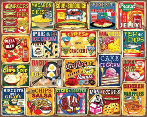 Classic Food Combos Collage By White Mountain