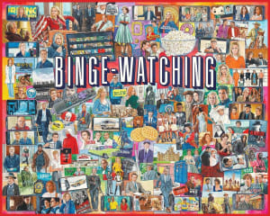 Binge Watching Collage By White Mountain