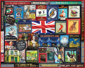 British Pubs Collage By White Mountain