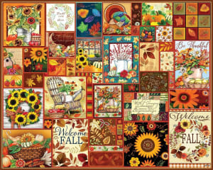 Welcome Fall Collage By White Mountain