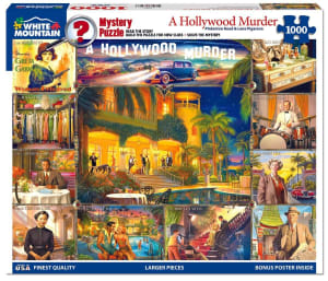 Hollywood Murder - Mystery Puzzle Mystery By White Mountain