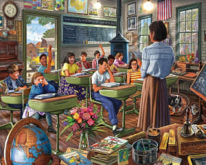 Vintage Classroom Nostalgic & Retro By White Mountain