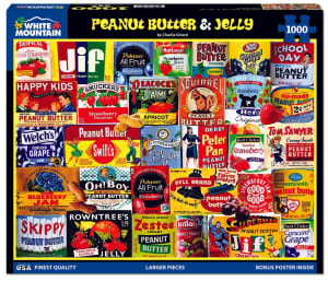 Peanut Butter & Jelly Collage By White Mountain