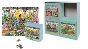 Garden Botanicals Large Piece 4 Pack Puzzle Flower & Garden By Lang