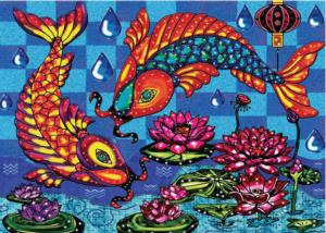 Sumi & Shiro Fish Jigsaw Puzzle By Jacarou Puzzles