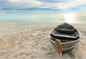 Boat on Beach Beach & Ocean By Paper House Productions
