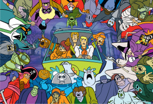 Scooby Doo Classic Monsters Pop Culture Cartoon By Paper House Productions