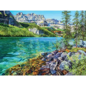 Canadian Art Collection - Andrew Kiss - Lake Summer Canada By Karmin International