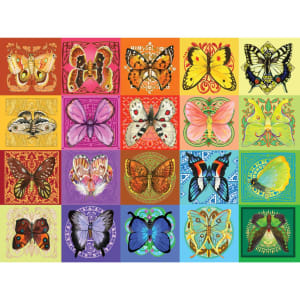 sevenbutterfly 　3点まとめ Forest Butterfly - 1000 Piece Jigsaw Puzzle by SunsOut