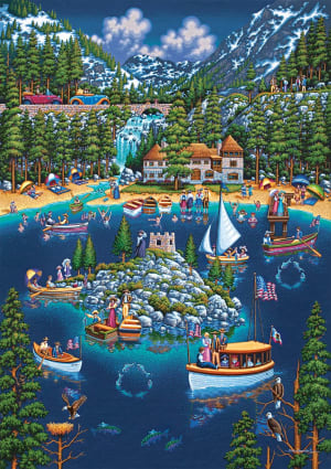Dowdle: Lake Tahoe Lakes & Rivers By Buffalo Games