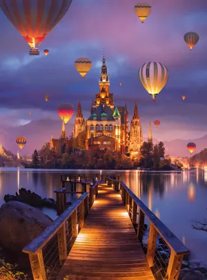 BLANC: Mystic Kingdom Hot Air Balloon By Buffalo Games