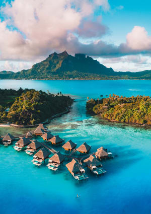 BLANC: Bora Bora Blue Beach & Ocean By Buffalo Games