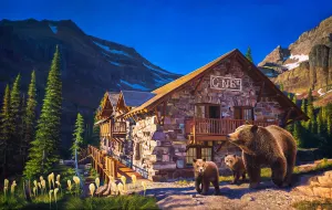 No Room for Us at the Inn Bear By SunsOut