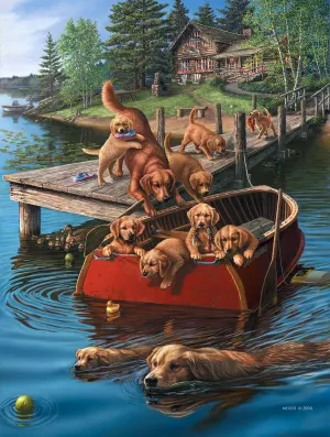 Dog Paddle Lakes & Rivers By SunsOut