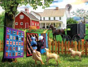 Family Homestead - Scratch and Dent Farm Jigsaw Puzzle By SunsOut