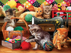Fun in the Craft Room Cats By SunsOut