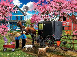 Cherry Blossom Time Americana By SunsOut