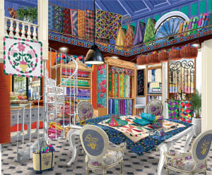 Queenie's Quiltery Around the House By SunsOut