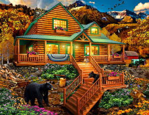Mountain Cabin Visitors General Store By SunsOut