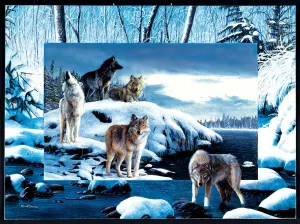 Ice Wolves Lakes & Rivers By SunsOut