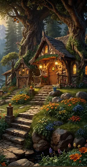 Forest Cottage Cabin & Cottage By SunsOut