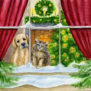 It Looks Cold Out There Around the House By SunsOut