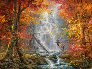 Wapiti Falls Fall By SunsOut