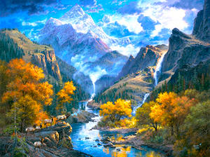 In Gods Country Landscape By SunsOut