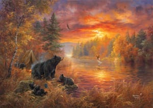 Fishing Camp Bear By SunsOut