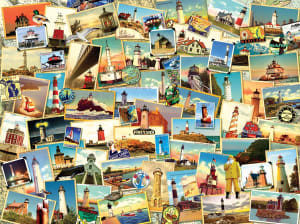 Northern Lighthouses Collage By SunsOut