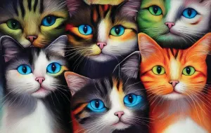 猫千代　0508 Cats and Dogs Selfies Christmas - 550 Piece Jigsaw Puzzle by