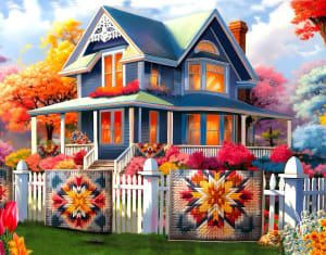 Dandelion Quilts Americana By SunsOut