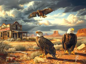 Watchers of the Desert Eagle By SunsOut