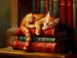 Library Nap Around the House By SunsOut