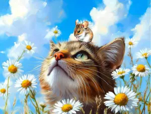 Secretly Friends Cats By SunsOut