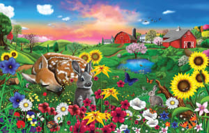 Pasture Buddies Flower & Garden By SunsOut