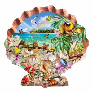 Tropical Shells - Scratch and Dent Beach & Ocean Jigsaw Puzzle By SunsOut