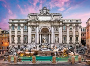 Trevi Fountain Italy By Clementoni
