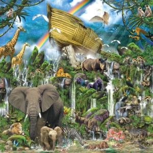 Ark Landing Jungle Animals Jigsaw Puzzle By SunsOut