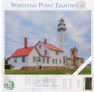 Whitefish Point Lighthouse Photography Jigsaw Puzzle By MI Puzzles