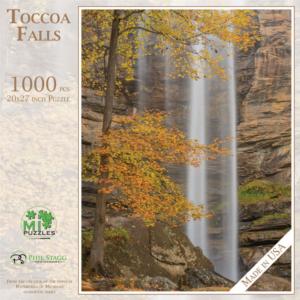 Toccoa Falls Waterfall Jigsaw Puzzle By MI Puzzles