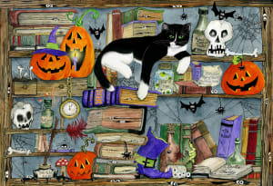 Halloween House Cat Halloween By Vermont Christmas Company