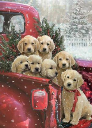 Christmas Delivery - Scratch and Dent Christmas Jigsaw Puzzle By Vermont Christmas Company