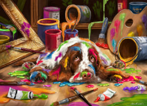 Puppy Picasso Dogs By Vermont Christmas Company