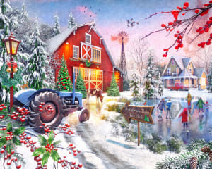 Christmas Skaters Christmas By Vermont Christmas Company