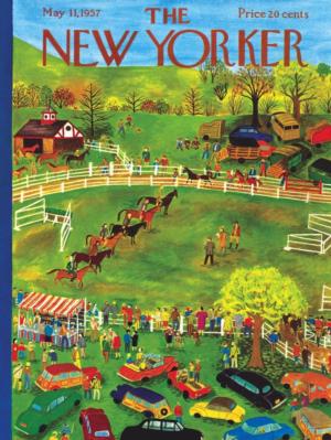 Horse Show Magazines and Newspapers Jigsaw Puzzle By New York Puzzle Co