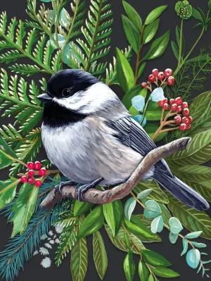 Black-capped Chickadee Birds By New York Puzzle Co