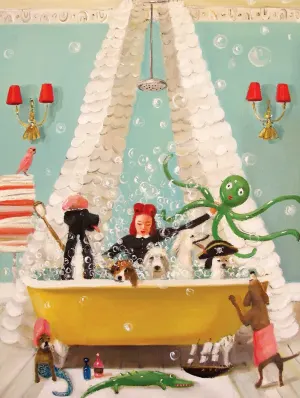 Bubble Bath Nostalgic & Retro By New York Puzzle Co