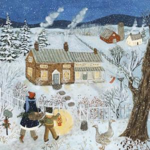 Homeward Winter Jigsaw Puzzle By New York Puzzle Co