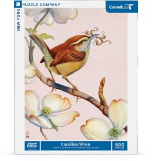 Carolina Wren Flower & Garden By New York Puzzle Co